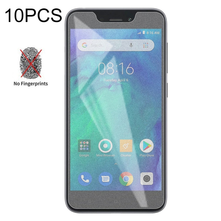 10 PCS Non-Full Matte Frosted Tempered Glass Film for Xiaomi Redmi Go