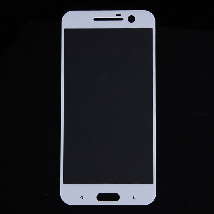 For HTC M10 0.26mm 9H Surface Hardness Explosion-proof Silk-screen Tempered Glass Screen Film