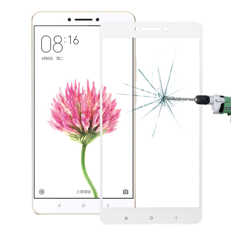 For Xiaomi  Max 0.26mm 9H Surface Hardness Explosion-proof Silk-screen Tempered Glass Full Screen Film