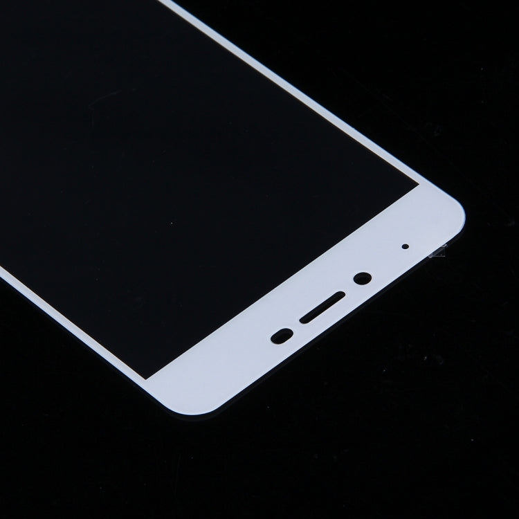 For Meizu  Meilan X 0.26mm 9H Surface Hardness Explosion-proof Silk-screen Tempered Glass Full Screen Film(White)