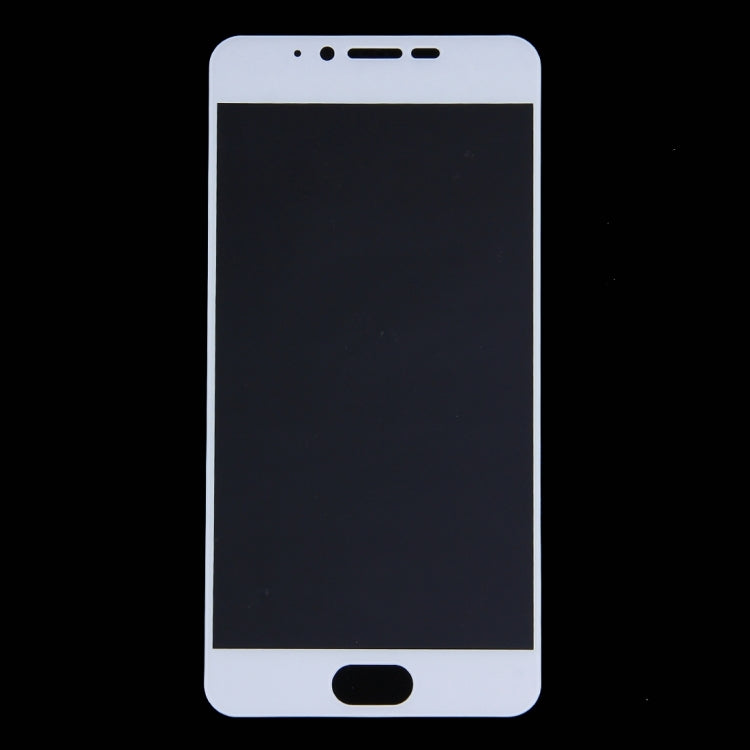 For Meizu  M5 0.26mm 9H Surface Hardness Explosion-proof Silk-screen Tempered Glass Full Screen Film