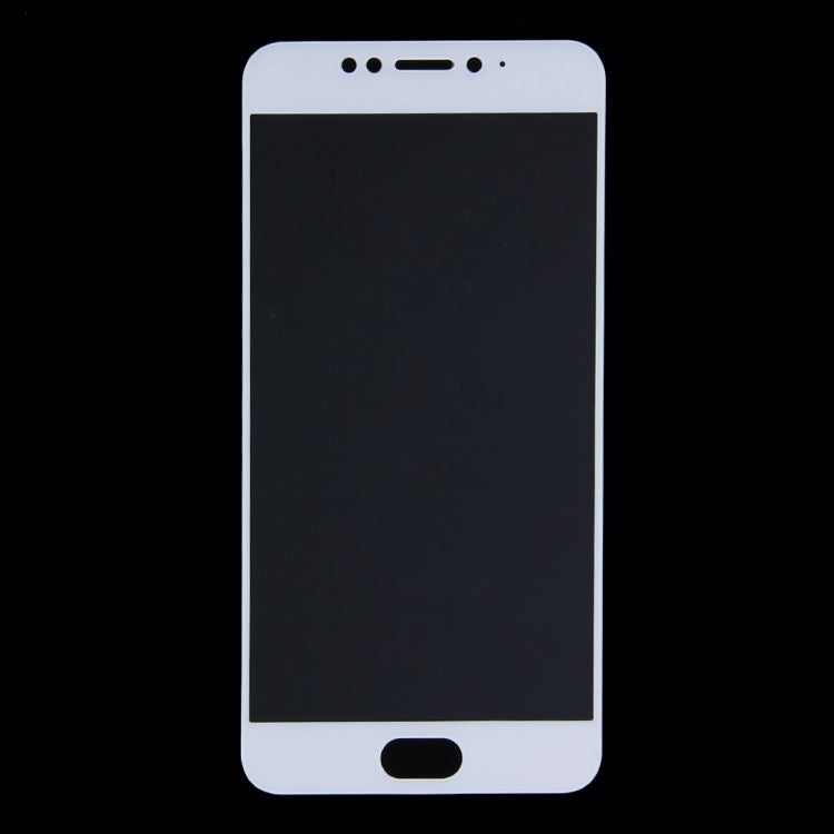 For Meizu  MX6 0.26mm 9H Surface Hardness Explosion-proof Silk-screen Tempered Glass Full Screen Film
