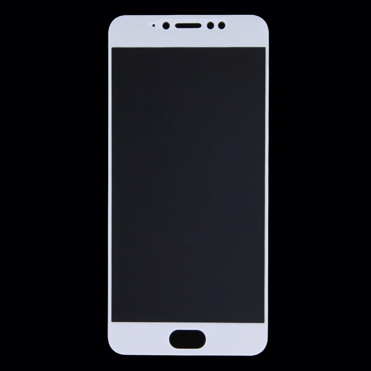 For Meizu  MX6 0.26mm 9H Surface Hardness Explosion-proof Silk-screen Tempered Glass Full Screen Film