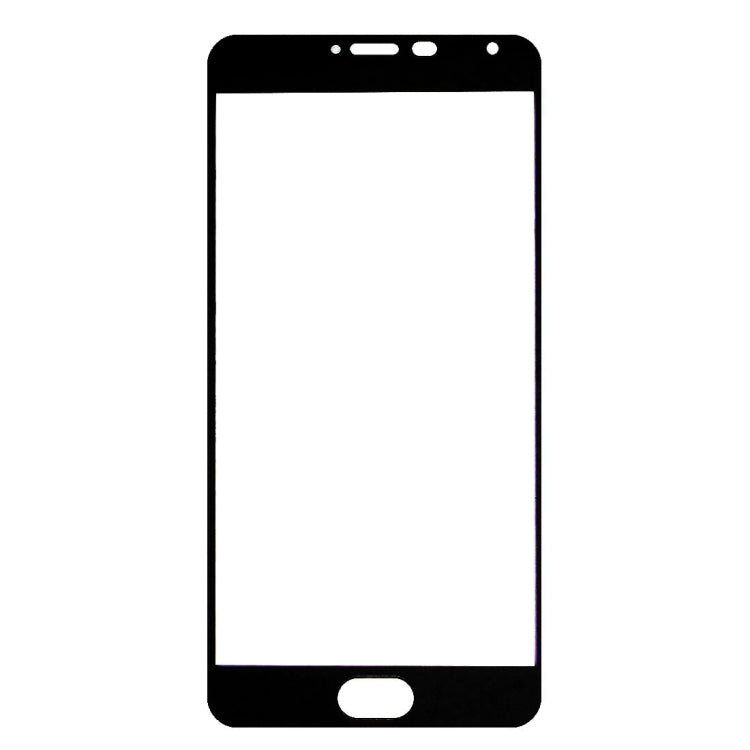 For Meizu  Metal 0.26mm 9H Surface Hardness Explosion-proof Silk-screen Tempered Glass Full Screen Film