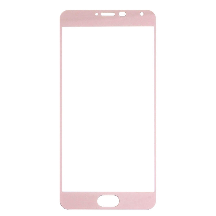 For Meizu  Metal 0.26mm 9H Surface Hardness Explosion-proof Silk-screen Tempered Glass Full Screen Film