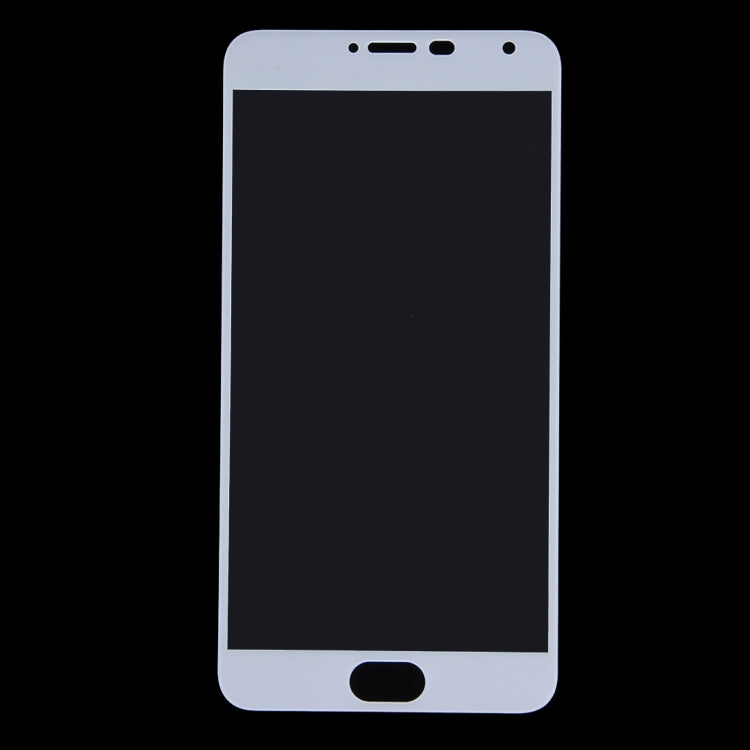 For Meizu  Metal 0.26mm 9H Surface Hardness Explosion-proof Silk-screen Tempered Glass Full Screen Film