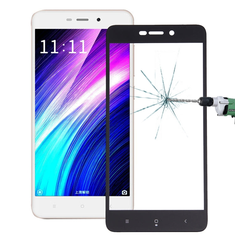 For Xiaomi  Redmi 4A 0.26mm 9H Surface Hardness Explosion-proof Silk-screen Tempered Glass Full Screen Film