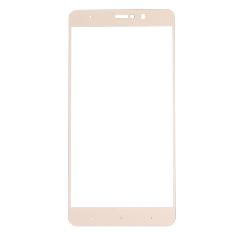 For Xiaomi  5s Plus 0.26mm 9H Surface Hardness Explosion-proof Silk-screen Tempered Glass Full Screen Film(Gold)
