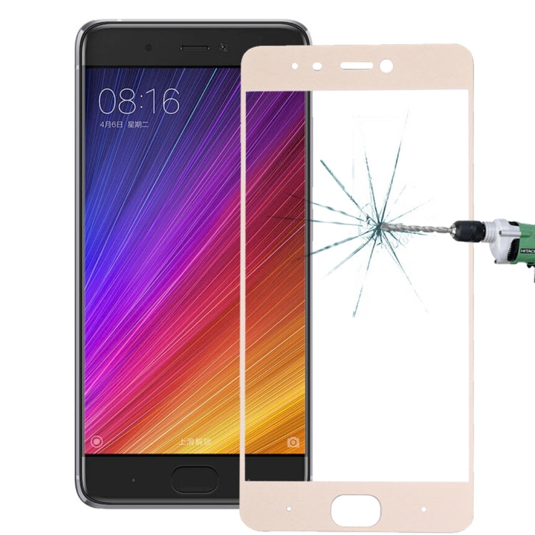 For Xiaomi  5s 0.26mm 9H Surface Hardness Explosion-proof Silk-screen Tempered Glass Full Screen Film