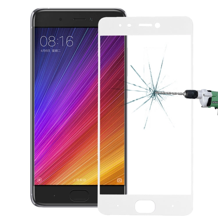 For Xiaomi  5s 0.26mm 9H Surface Hardness Explosion-proof Silk-screen Tempered Glass Full Screen Film