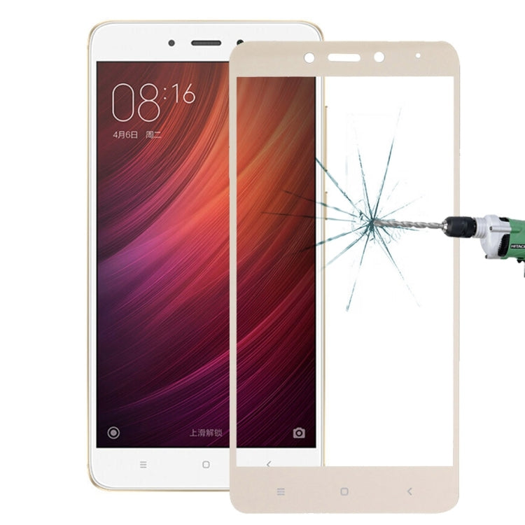 For Xiaomi  Redmi Note 4 0.26mm 9H Surface Hardness Explosion-proof Silk-screen Tempered Glass Full Screen Film