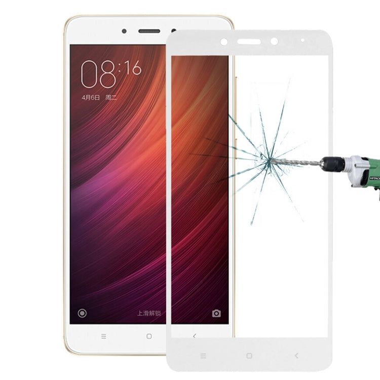 For Xiaomi  Redmi Note 4 0.26mm 9H Surface Hardness Explosion-proof Silk-screen Tempered Glass Full Screen Film