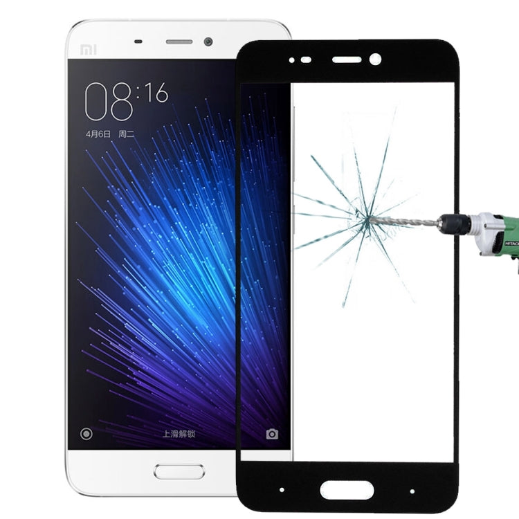 For Xiaomi  Mi 5 0.26mm 9H Surface Hardness Explosion-proof Silk-screen Tempered Glass Full Screen Film