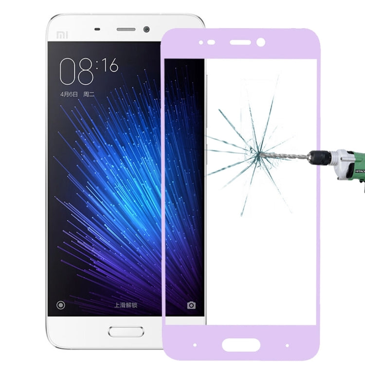 For Xiaomi  Mi 5 0.26mm 9H Surface Hardness Explosion-proof Silk-screen Tempered Glass Full Screen Film