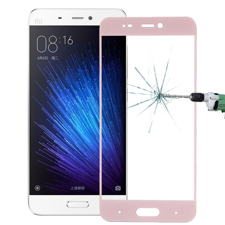 For Xiaomi  Mi 5 0.26mm 9H Surface Hardness Explosion-proof Silk-screen Tempered Glass Full Screen Film