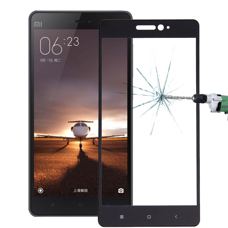 For Xiaomi  Mi 4c 0.26mm 9H Surface Hardness Explosion-proof Silk-screen Tempered Glass Full Screen Film