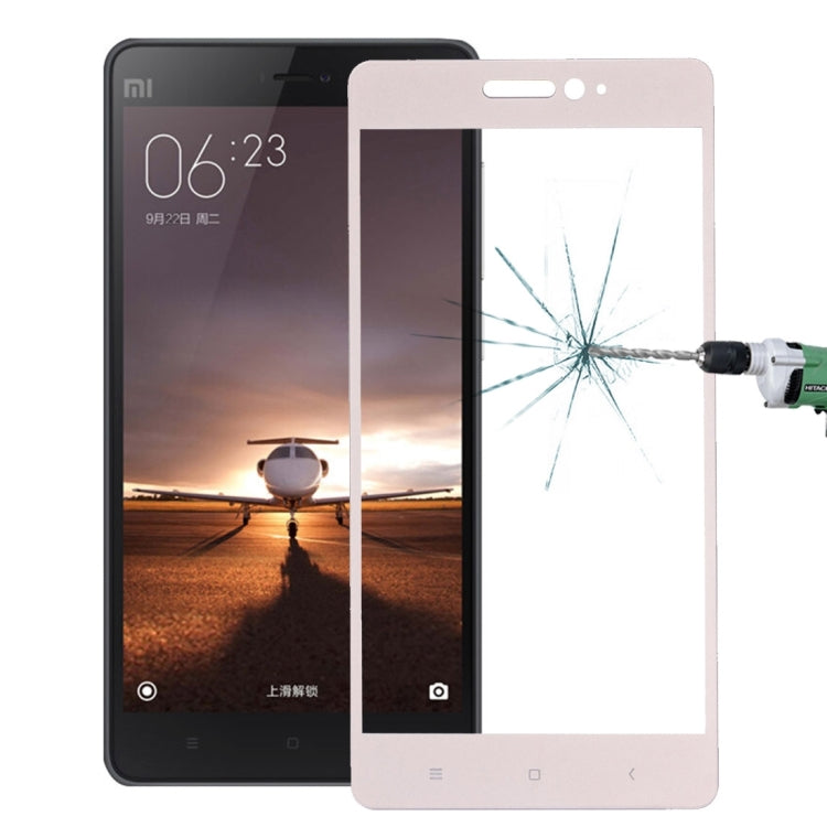 For Xiaomi  Mi 4c 0.26mm 9H Surface Hardness Explosion-proof Silk-screen Tempered Glass Full Screen Film