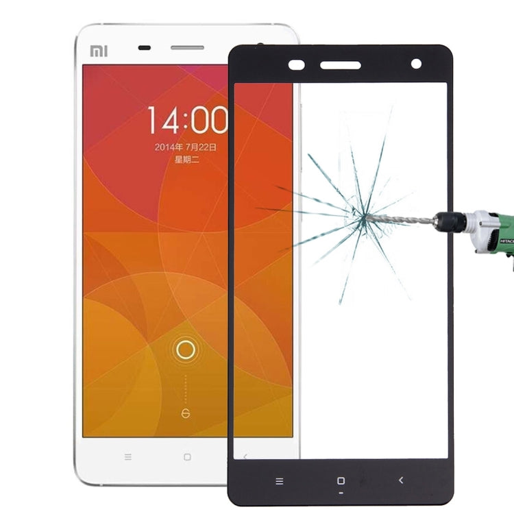 For Xiaomi  Mi 4 0.26mm 9H Surface Hardness Explosion-proof Silk-screen Tempered Glass Full Screen Film