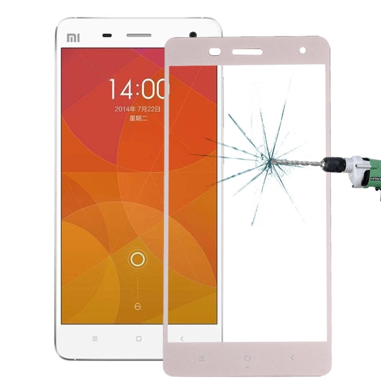 For Xiaomi  Mi 4 0.26mm 9H Surface Hardness Explosion-proof Silk-screen Tempered Glass Full Screen Film