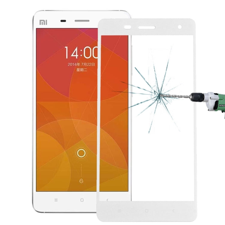 For Xiaomi  Mi 4 0.26mm 9H Surface Hardness Explosion-proof Silk-screen Tempered Glass Full Screen Film
