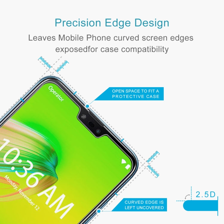 10 PCS 0.26mm 9H 2.5D Tempered Glass Film for Asus Zenfone Max Plus (M2) ZB634KL / Zenfone Max Shot ZB634KL
