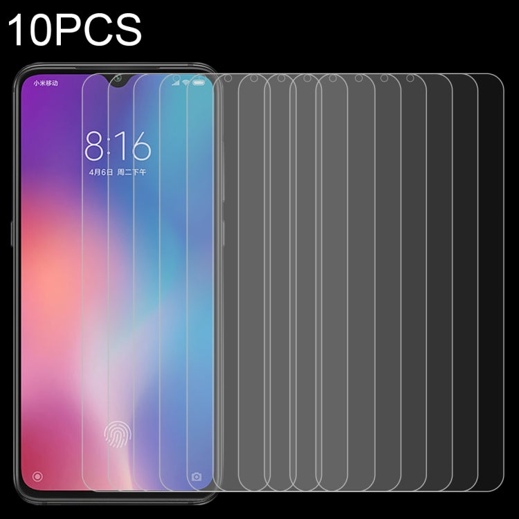 10 PCS 0.26mm 9H 2.5D Tempered Glass Film for Xiaomi Mi 9