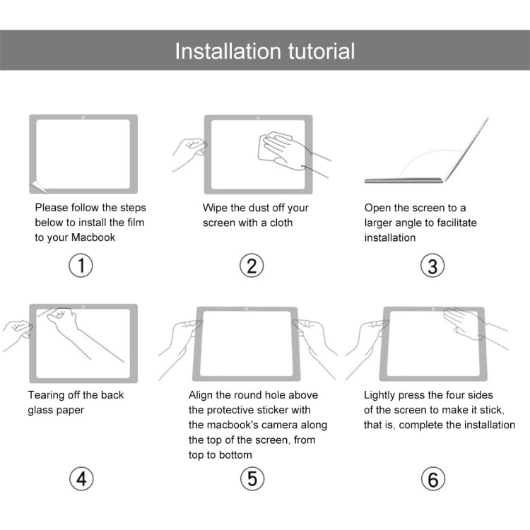 0.4mm 9H Surface Hardness Full Screen Tempered Glass Film for Lenovo Ideapad 720S 13.3 inch