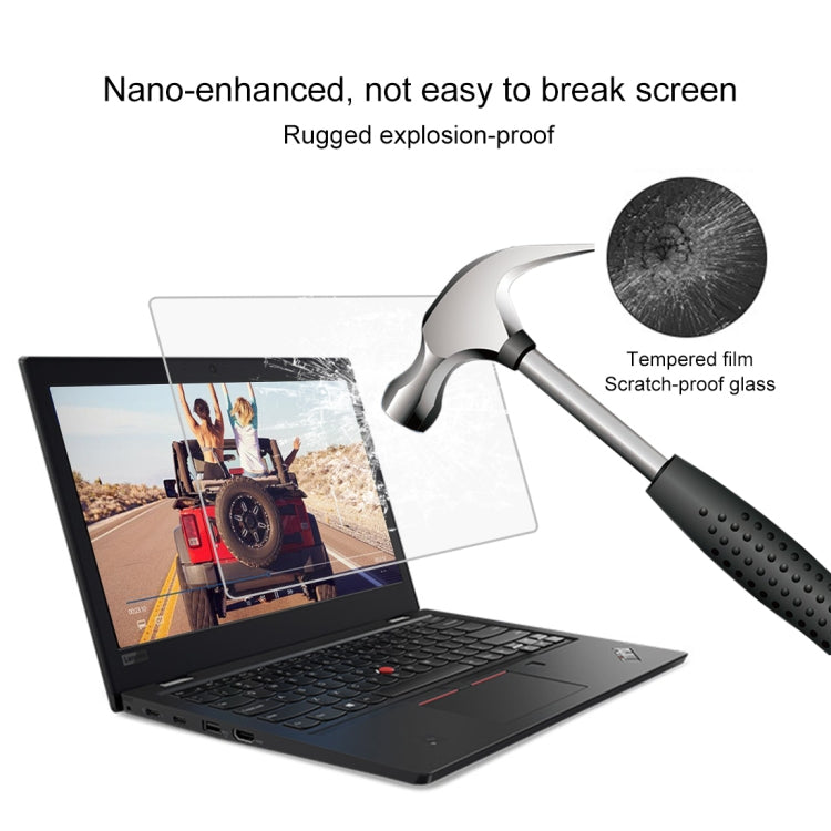 0.4mm 9H Surface Hardness Full Screen Tempered Glass Film for Lenovo ThinkPad L380 Yoga 13.3 inch