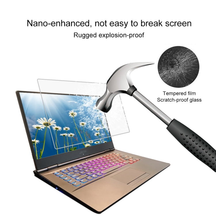 9H Surface Hardness Full Screen Tempered Glass Film for Lenovo Y7000P 15.6 inch
