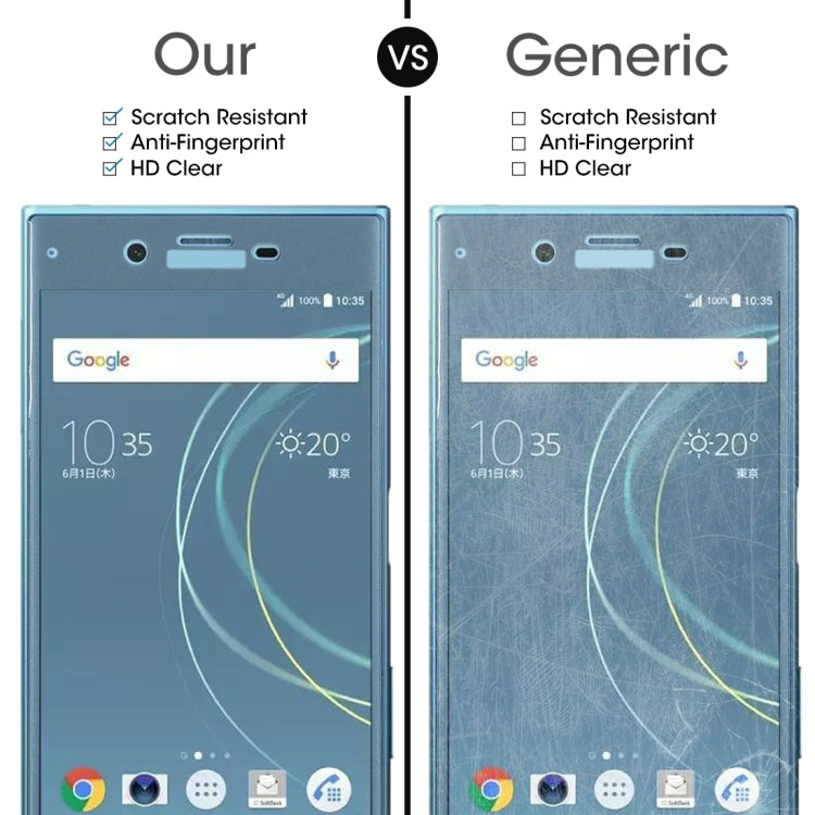 For Sony Xperia XZs 0.33mm 9H Surface Hardness 3D Curved Full Screen Tempered Glass Screen Protector