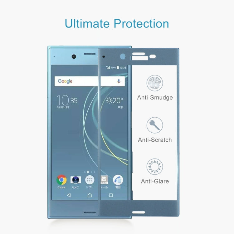 For Sony Xperia XZs 0.33mm 9H Surface Hardness 3D Curved Full Screen Tempered Glass Screen Protector