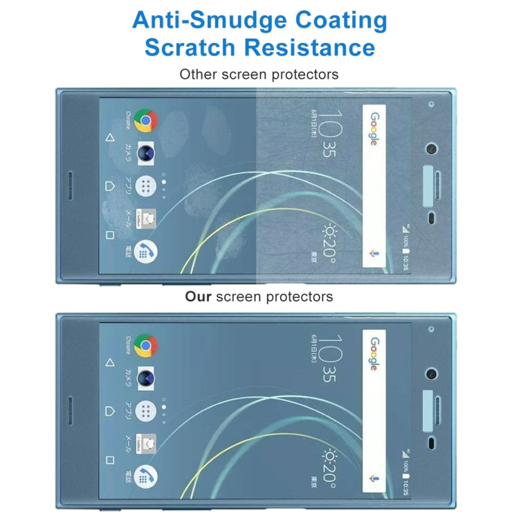 For Sony Xperia XZs 0.33mm 9H Surface Hardness 3D Curved Full Screen Tempered Glass Screen Protector