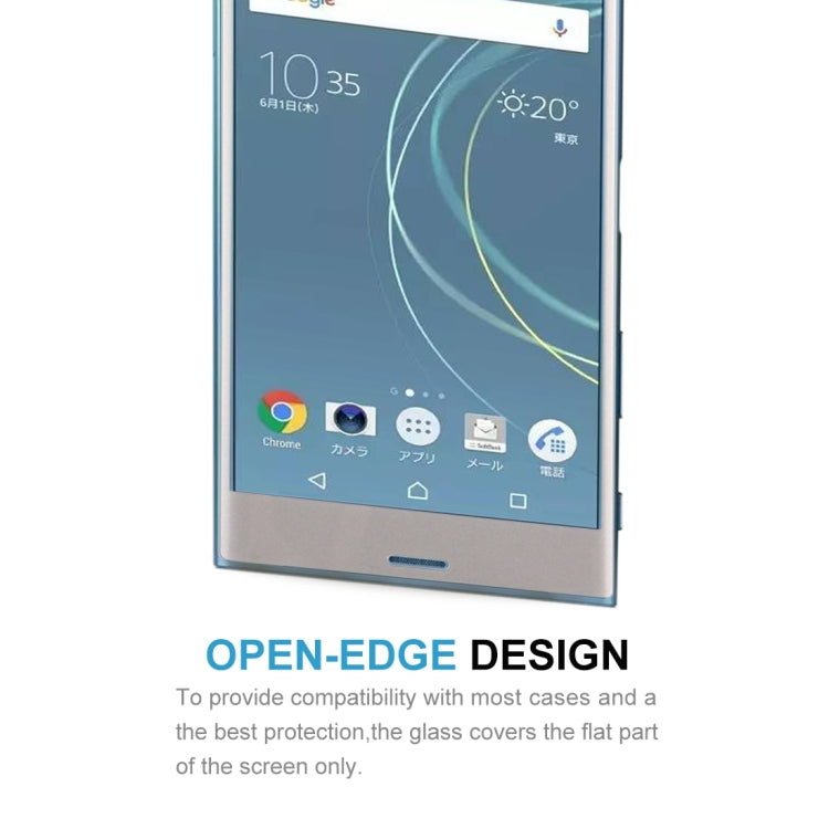 For Sony Xperia XZs 0.33mm 9H Surface Hardness 3D Curved Full Screen Tempered Glass Screen Protector