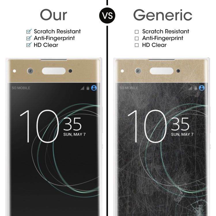 For Sony Xperia XA1 0.33mm 9H Surface Hardness 3D Curved Full Screen Tempered Glass Screen Protector