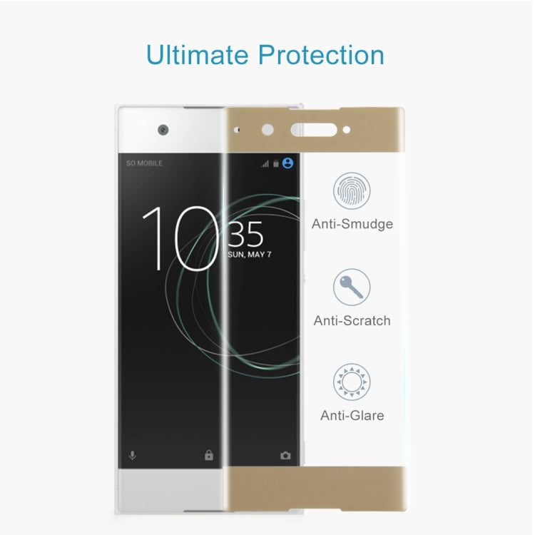 For Sony Xperia XA1 0.33mm 9H Surface Hardness 3D Curved Full Screen Tempered Glass Screen Protector