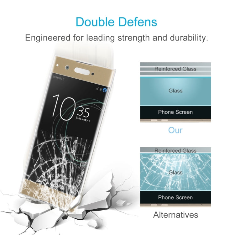 For Sony Xperia XA1 0.33mm 9H Surface Hardness 3D Curved Full Screen Tempered Glass Screen Protector