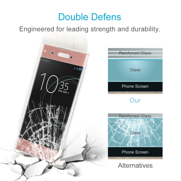 For Sony Xperia XA1 0.33mm 9H Surface Hardness 3D Curved Full Screen Tempered Glass Screen Protector