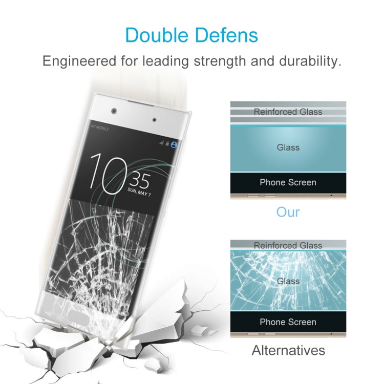 For Sony Xperia XA1 0.33mm 9H Surface Hardness 3D Curved Full Screen Tempered Glass Screen Protector
