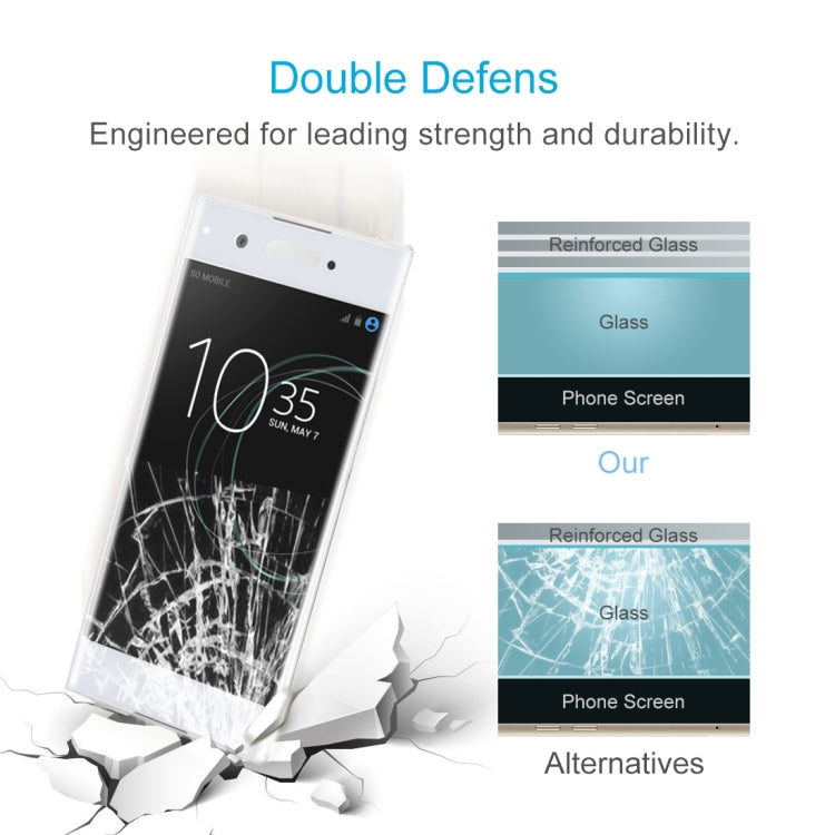 For Sony Xperia XA1 0.33mm 9H Surface Hardness 3D Curved Full Screen Tempered Glass Screen Protector