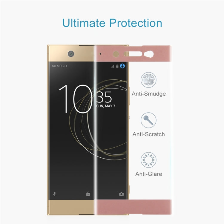 For Sony Xperia XA1 Ultra 0.33mm 9H Surface Hardness 3D Curved Full Screen Tempered Glass Screen Protector
