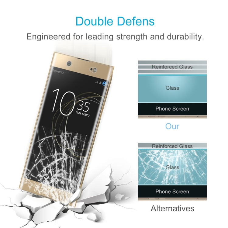 For Sony Xperia XA1 Ultra 0.33mm 9H Surface Hardness 3D Curved Full Screen Tempered Glass Screen Protector