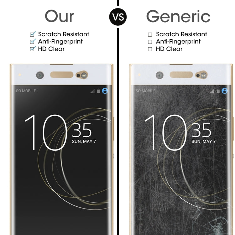 For Sony Xperia XA1 Ultra 0.33mm 9H Surface Hardness 3D Curved Full Screen Tempered Glass Screen Protector