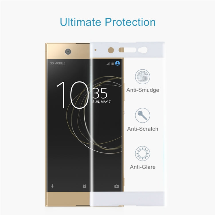 For Sony Xperia XA1 Ultra 0.33mm 9H Surface Hardness 3D Curved Full Screen Tempered Glass Screen Protector