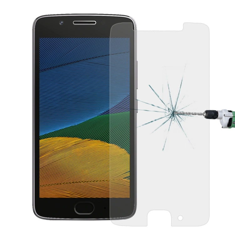 100 PCS for Motorola Moto G (5th Gen.) 0.26mm 9H Surface Hardness Explosion-proof Tempered Glass Screen Film