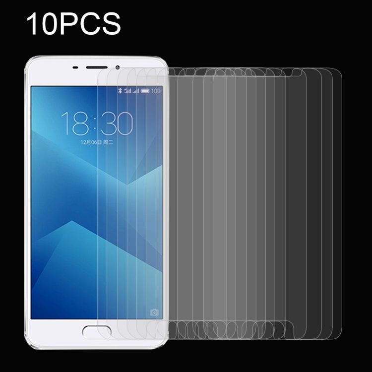10 PCS for Meizu M5 Note 0.26mm 9H Surface Hardness Explosion-proof Non-full Screen Tempered Glass Screen Film