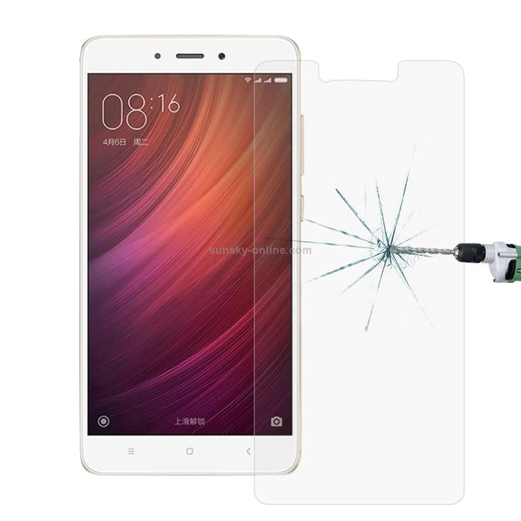 2 PCS for Xiaomi Redmi Note 4X 0.26mm 9H Surface Hardness Explosion-proof Non-full Screen Tempered Glass Screen Film