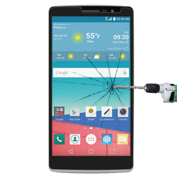 For LG Stylo 3 0.26mm 9H Surface Hardness Explosion-proof Non-full Screen Tempered Glass Screen Film