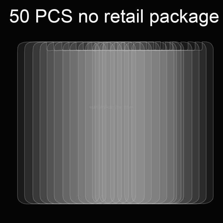 50 PCS for LG K8 (2017) 0.26mm 9H Surface Hardness Explosion-proof Non-full Screen Tempered Glass Screen Film