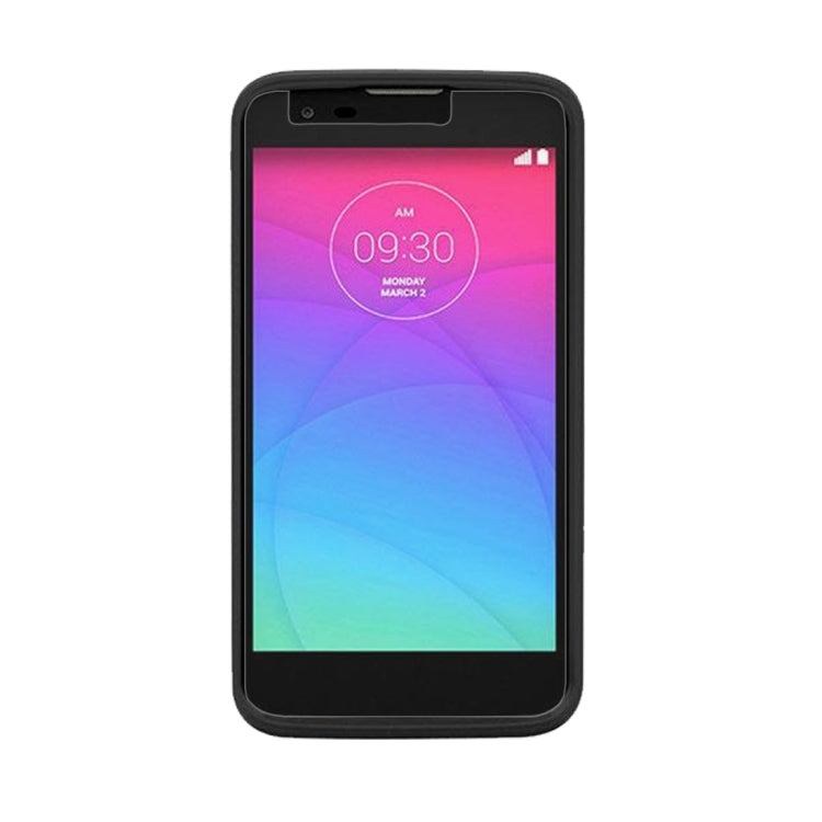 For LG K8 (2017) 0.26mm 9H Surface Hardness Explosion-proof Non-full Screen Tempered Glass Screen Film