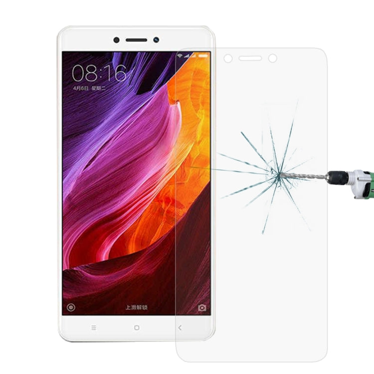 2 PCS for Xiaomi Redmi 4X 0.26mm 9H Surface Hardness Explosion-proof Non-full Screen Tempered Glass Film
